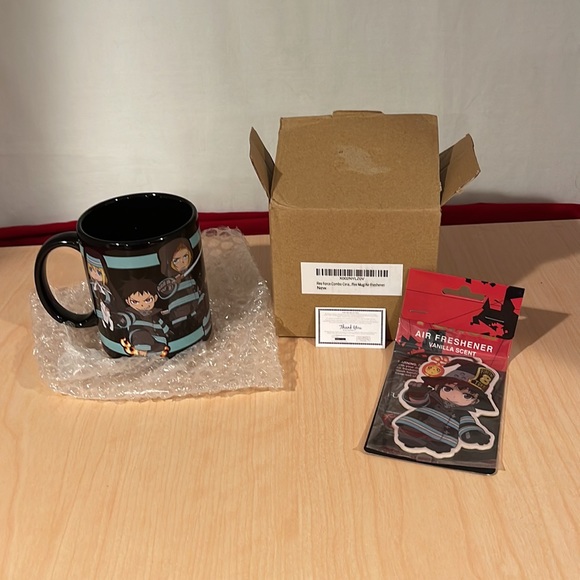 Fire Force Ceramic Coffee Mug/Vanilla Air Fresher. - Picture 5 of 7
